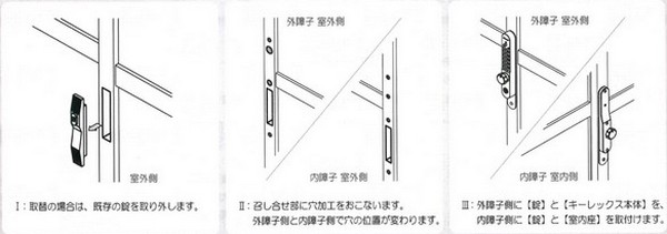 2021年レディースファッション福袋特集 長沢製作所 キーレックス800 引違い戸自動施錠 K887T