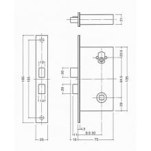 ウエスト C55ロックケース