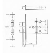 ウエスト J26 ロックケース