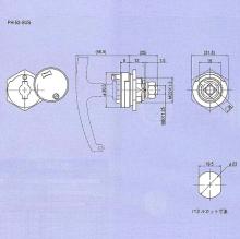 ステンレス防水キーロット封印付 PH-52-SUS