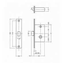 ウエスト C15 ロックケース