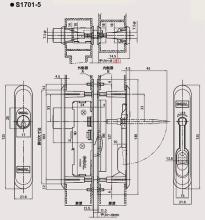GOAL,ゴール S1701引違戸錠