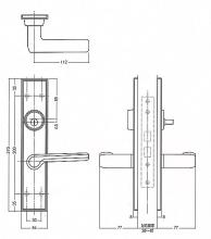 WEST,ウエスト 171室内錠