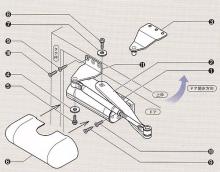 RYOBI、リョービ S-102P室内用ドアクローザー