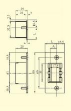 美和ロック,MIWA TGL強化ガラス用面付レーバーハンドル錠