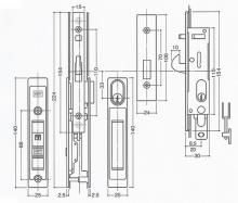 ウエスト 406戸先錠