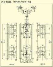 美和ロック,MIWA PGF571プッシュプル錠(バータイプ)