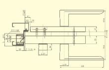 美和ロック,MIWA TGL強化ガラス用面付レーバーハンドル錠