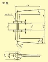 美和ロック,MIWA LAレバーハンドル51型