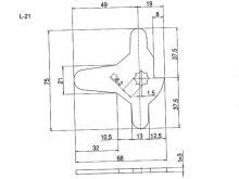 Geo Prince,ジョープリンス竹下 L-21止め金