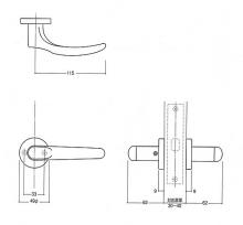 WEST,ウエスト 205室内錠