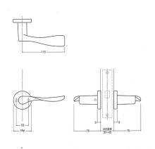 WEST,ウエスト 203室内錠