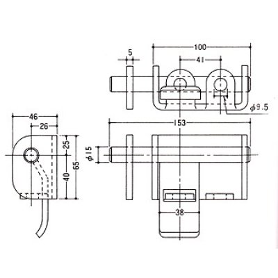 画像1: PLUS,プラス　D-45SUS　ステンレスＷ貫抜（大）