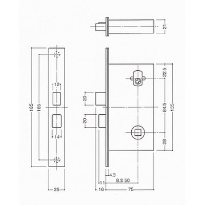 画像1: WEST,ウエスト　C55ロックケース