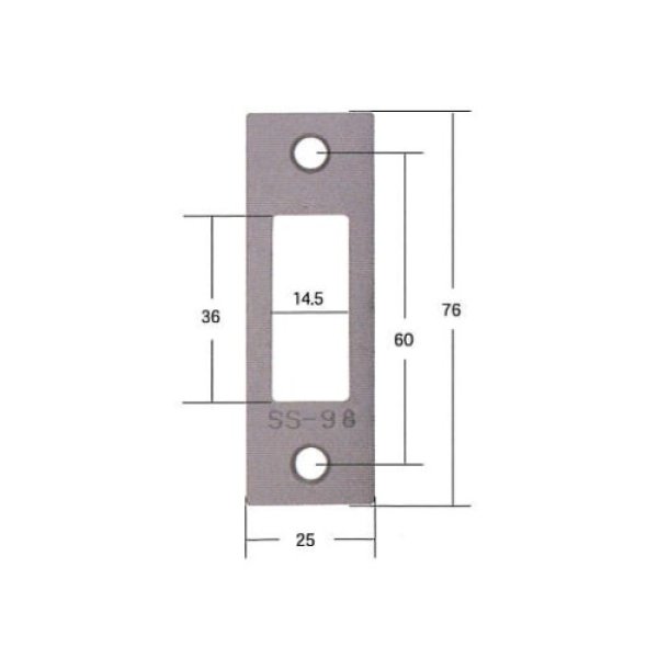 画像1: FUKI,フキ　受け金具　SS-98 (1)