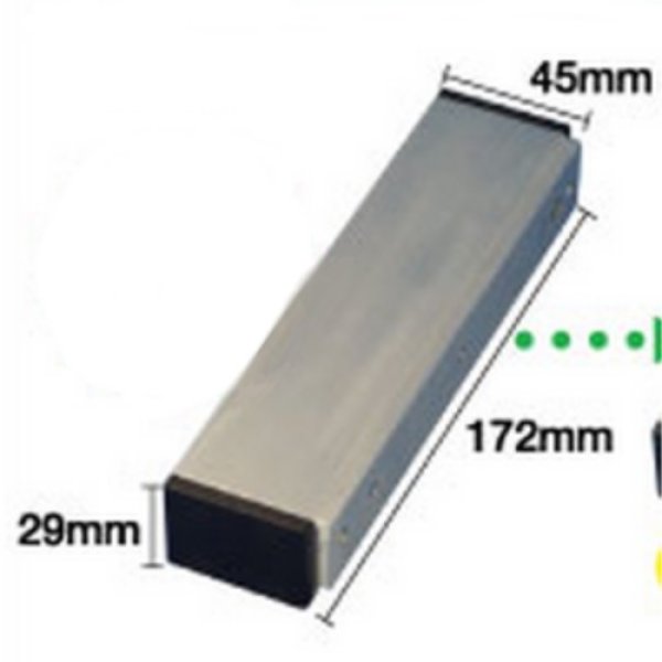 画像2: LOCKMAN ロックマン BL-45FS-BOX  本体用　取り付けブラケット（外開用） (2)