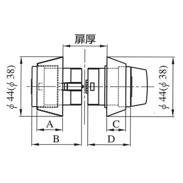 画像4: MIWA,美和ロック　DZ(BH)サムターン (4)