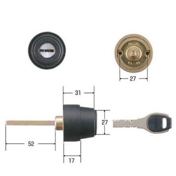 画像3: ALPHA,アルファ　FBロック　3690シリンダー ACY-51  (3)