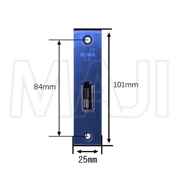 画像3: MIWA,美和ロック　LZ　ロックケース　本締り錠 　三協アルミ　WD-3993-00-NA (3)