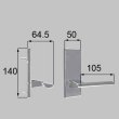 画像2: LIXIL,リクシル スタイルDタイプ把手（空錠） (2)