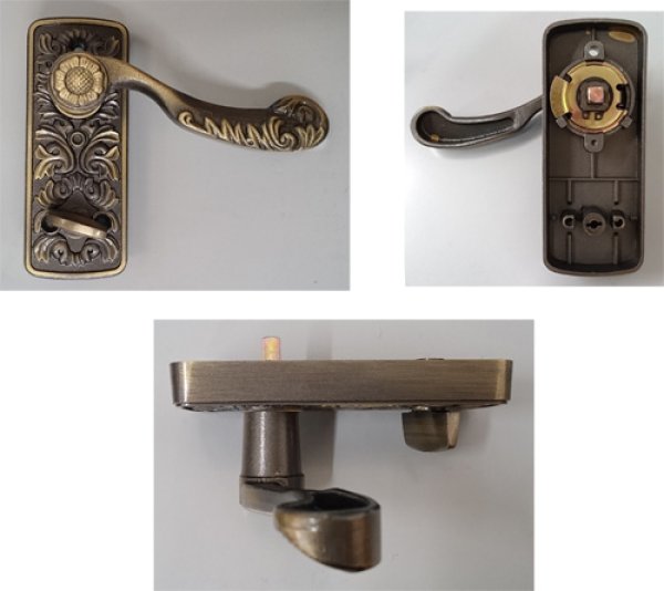 画像4: SHOWA CSM LIXIL,リクシル トステム,TOSTEM サムラッチハンドル錠 把手セット AZWZ740,AZWZ739,AZWB564 (4)