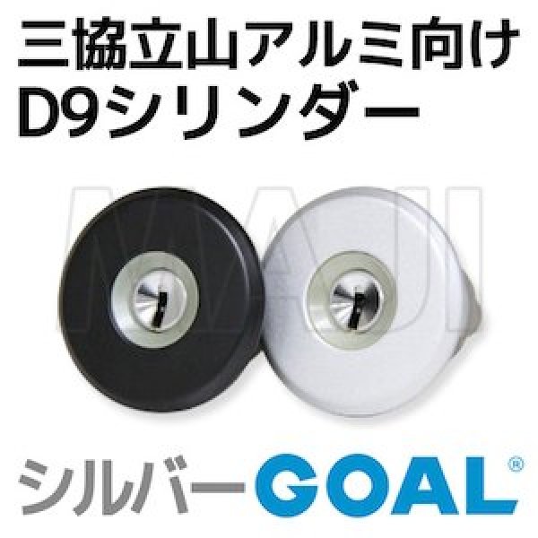 画像1: GOAL,ゴール　STK,POM(PXY),STK　三協立山アルミ向け　D9シリンダー　2個同一　WD9633（旧WD5118） (1)