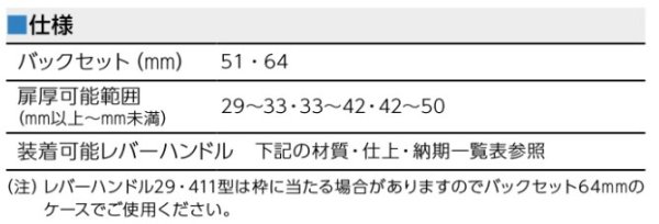 画像2: MIWA,美和ロック WLP木製ドア用非常開装置付きレバーハンドル空錠 (2)