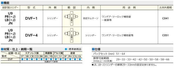 画像3: 美和ロック,MIWA DVF 鎌デッド本締錠 (3)