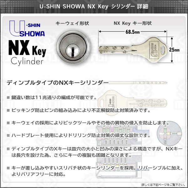 ユーコン　まとめ売り 楽天市場】《ポイント5倍》ユーシンショウワ 鍵 シリンダー