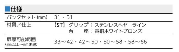 画像2: 美和ロック,MIWA PPLT570Aプッシュプル錠 (2)
