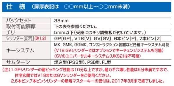 画像3: GOAL,ゴール PSS引違戸用鎌錠 (3)