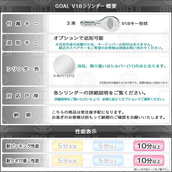 画像6: GOAL,ゴール ADチューブラー本締錠 (6)