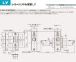 画像3: GOAL,ゴール　LY レバーハンドル空錠 (3)