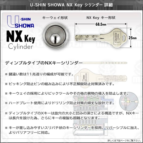 画像4: ユーシンショウワ, U-shin Showa 516 面付錠 (4)