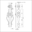 画像3: 古代,KODAI,コダイ　アスカTU-203（ツーロック）装飾玄関錠（新キー４本） (3)