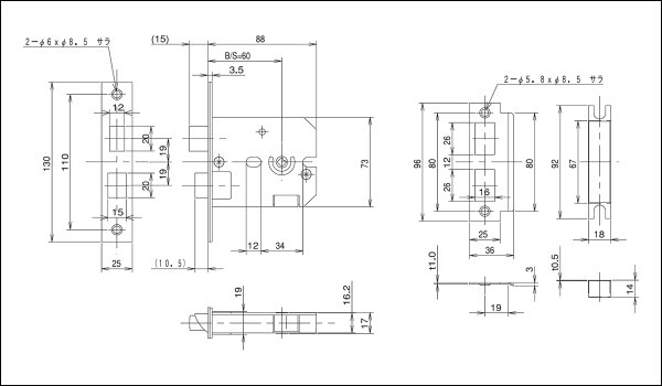 画像3: ALPHA, アルファ　3690 (3790) ロックケース (3)