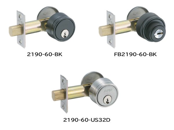 画像2: ALPHA, アルファ　チューブラー本締錠 2190シリーズ (2)