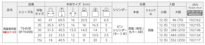 画像1: ABUS,アバス　南京錠　T84MB