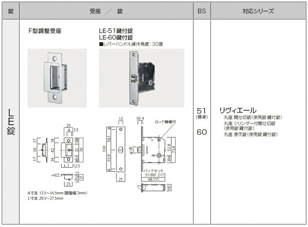 画像6: NAGASAWA, 長沢製作所 Riviere, リヴィエール 室内錠 (6)