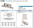 画像2: 家研販売,KAKEN　木製引戸用戸車　K3-(　)型 (2)