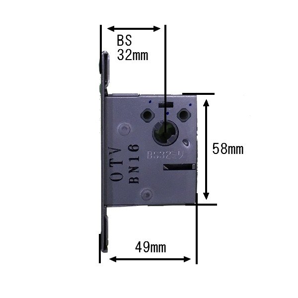 画像4: MIWA,美和ロック　LZ　ロックケース　本締り錠  三協アルミ　WD-3993-00-NA (4)