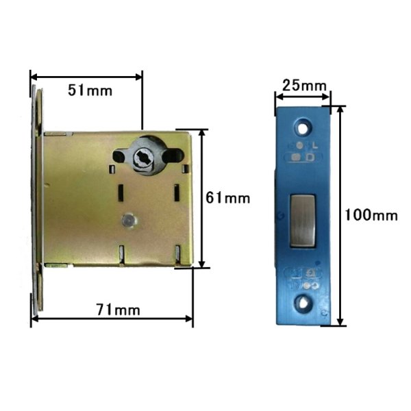 画像3: GOAL,ゴール ロックケース PKD-6204-00 SI 三協アルミ (3)
