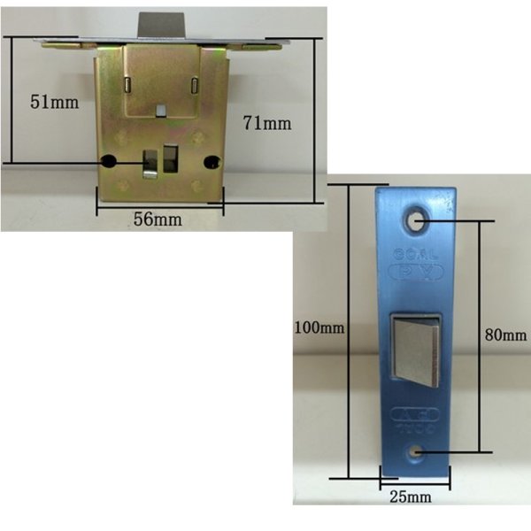 画像3: GOAL,ゴール GOAL PY ロックケース 三協アルミ 用 WD-1469-00NA (3)