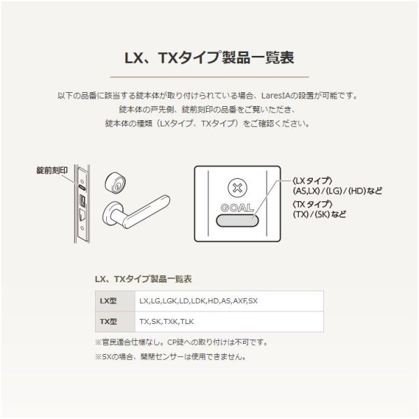 画像12: ゴール,GOAL  LaresIA(ラレシア)  電気式スマートロック (12)