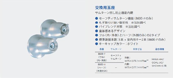 画像2: Kaba star plus, カバスタープラス8600F/8600H(KABA)交換用玉座 (2)
