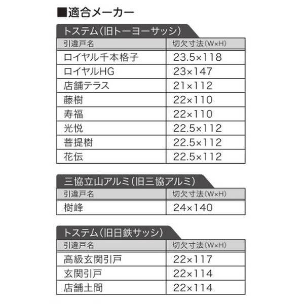 画像8: ユーシンショウワ, U-shin Showa　取替引違戸錠　KHW (8)