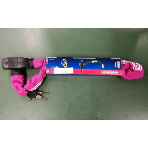 画像1: ABUS アバス チェーンロック    75cm　ピンク (1)