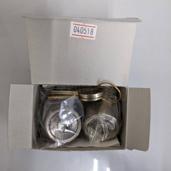 画像2: WEST　YW-10　916-LZ13-SS　2個同一　シルバー (2)