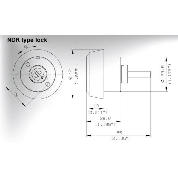 画像4: MUL-T-LOCK,マルティロックJ【MIWA NDR】 MIWA,美和ロック NDR交換用 (4)