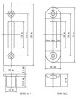 画像6: KEYLEX,キーレックス 500シリーズ 面付本締錠・両面ボタン・エアタイト (6)